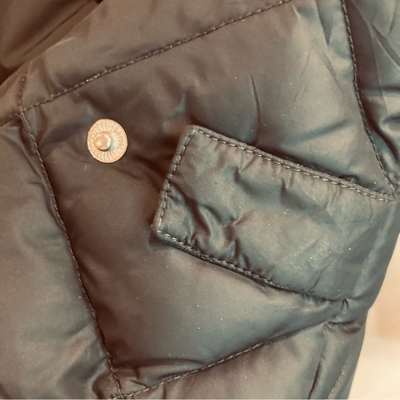 EDDIE BAUER Sz XL 700 Fill Power Down Filled Zip Up Pockets Puffer Coat - Picture 6 of 10